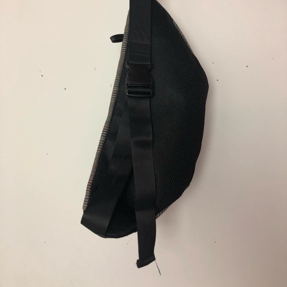 Boo-Hoo Wool Check Bumbag - Picture 3 of 4